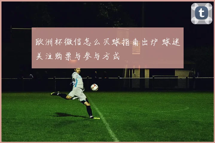 欧洲杯微信怎么买球指南出炉 球迷关注购票与参与方式